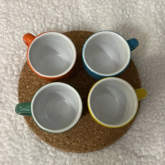 Set of 4 Mini Espresso Mugs - Picture 3 of 5